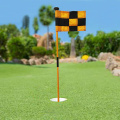 Golf Green Flag cup stick flagpole can stretchcGarden mini golfing range for golfer practice Backyard Golf club Putting Putter