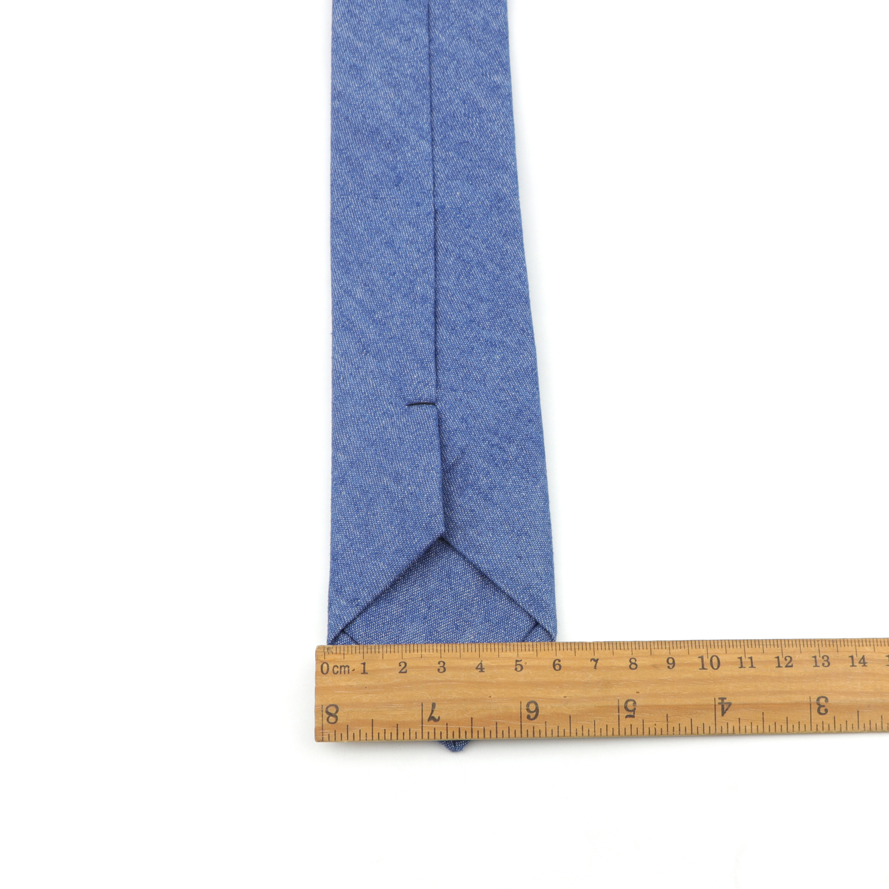 Cotton Denim Ties Men's Black Blue Solid Color Tie Narrow 6cm Width Necktie Slim Skinny Cravate Thick Business Neckties