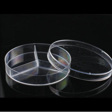 10pcs/set plastic petri dish with cover 90mm size three vents