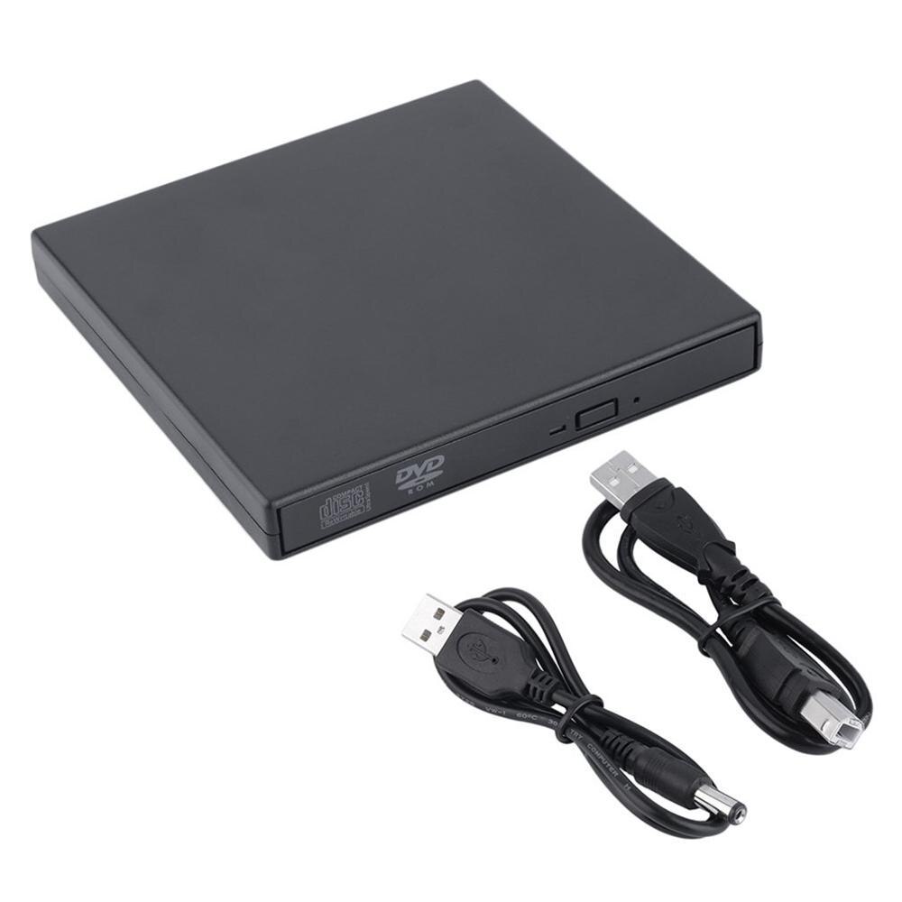 External DVD ROM Optical Drive USB 2.0 CD/DVD-ROM CD-RW Player Burner Slim Portable Reader Recorder Portatil For Laptop