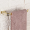 Czech Crystal Towel Rail Rack Towel Holder Bathroom Towels Rack Hanger Copper Wall Hanging Bathroom Towel Bar Storage Shelf