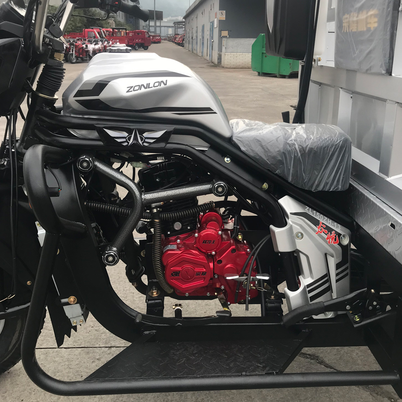 Safe And Practical Fuel Powered Motor Tricycle