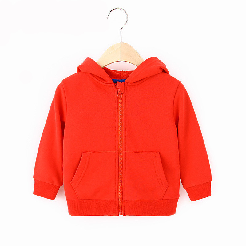 Kids Clothes Boys Jackets Children Hooded Zipper candy color sport Baby Fashion Print Coat Infant Waterproof Hoodies For Girls