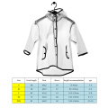 Cute Boy Girl Children Hooded Rainwear WaterproofSilk EVA Transparent Raincoat Kids Tassel Hat Clear Rain Coat Outdoor Rainwear