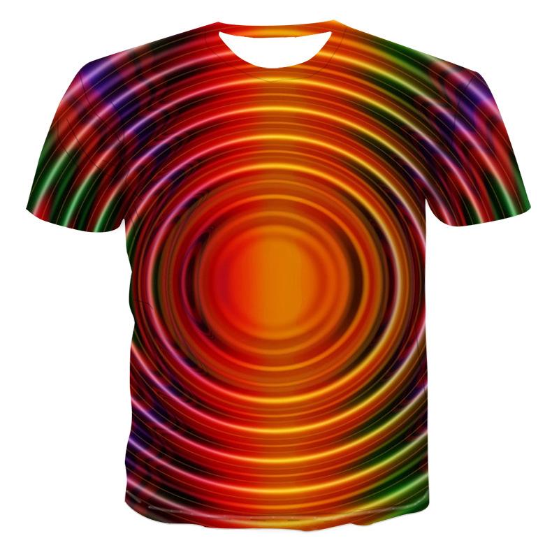 Vertigo Hypnotic 3d Tee Shirt Men's Summer T shirt 3D Printed Tshirts Short Sleeve Compression Tshirt Men/women Party T-shirt