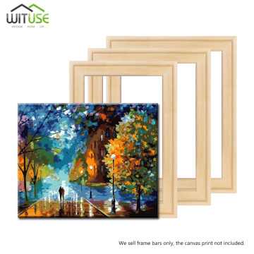 Wood frame Professional Factory Price Stretcher Bars DIY For nature canvas Oil Painting Wall Art DIY frame picture inner frame