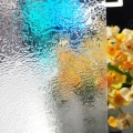 200cm Length Static Cling Window Film Rain Pattern Privacy Protection Water-Proof Glass Foil For Home Office Store Building DIY