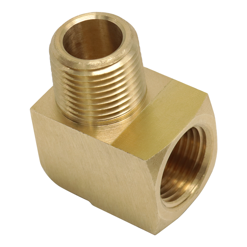 2pcs 1/8" 1/4" 3/8" 1/2" Hose Pipe Fitting 90 Degree Brass Street Elbow with NPT Thread (Model 3400)