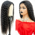 T Part Lace Front Human Hair Wig Water Wave Long Human Hair Wig Middle Part Pre Plucked Brazilian Remy Hair 150% Density