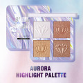 4 Colors Highlighter Powder Palette Brighten Skin Shimmer Face Contouring Highlight Facial Bronzer Repair Makeup Blush Cosmetics
