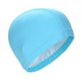 Elastic Waterproof PU Protect Ears Long Hair Sports Swim Pool SPA Hat Swimming Cap for Men Women Adults