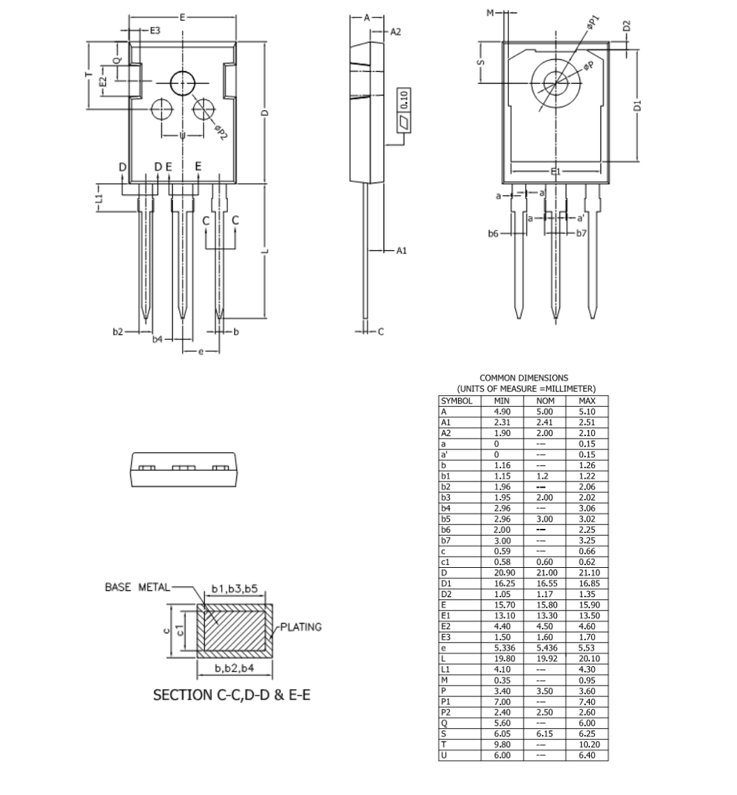RG40N065FT TO247 package