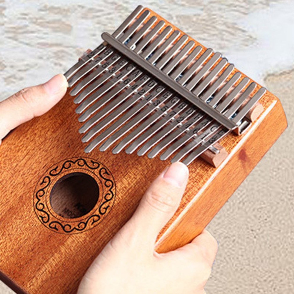 10/17 keys Kalimba African solid Mahogany Acacia Thumb Finger Piano 17 keys Solid Wood Kalimba Musical Instrument Hot Sale