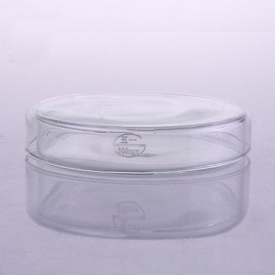 75mm Glass Reusable Tissue Petri culture dish Plate with cover For Chemistry Laboratory