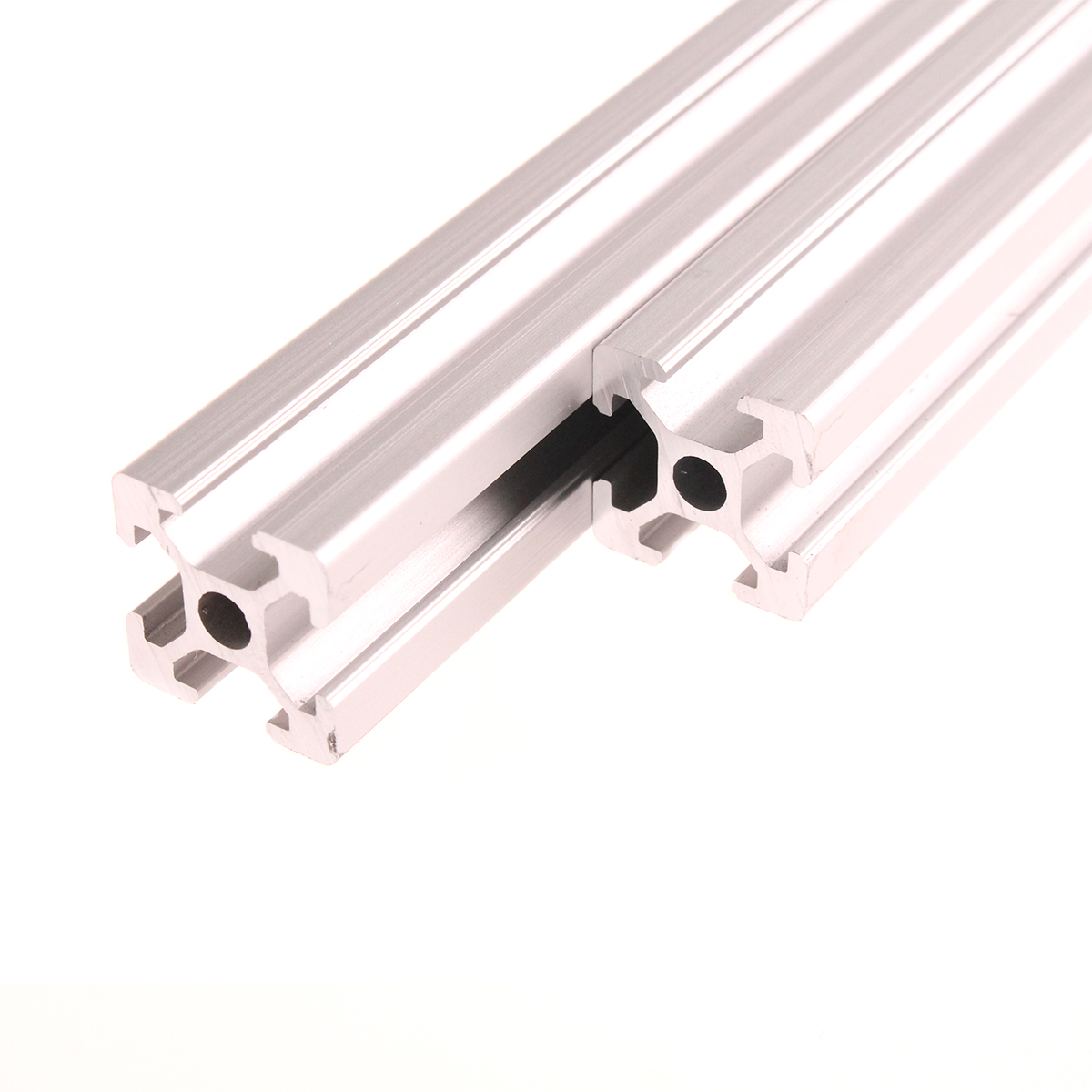 2PCS 2020 Aluminum Profile Extrusion 2020 European Standard Linear Rail 100mm to 2000mm Length for CNC 3D Printer Parts CZ UK US