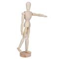 New mannequin Wood Artist Drawing Manikin Articulated Mannequin With Base And Flexible Body mannequin