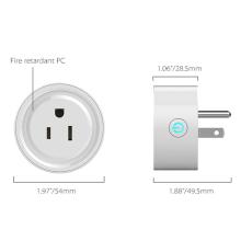 US Plug WiFi Smart Socket Power Plug Outlet Remote Control Energy Monitor Works with Amazmart Home Compatible with Alexa/Google