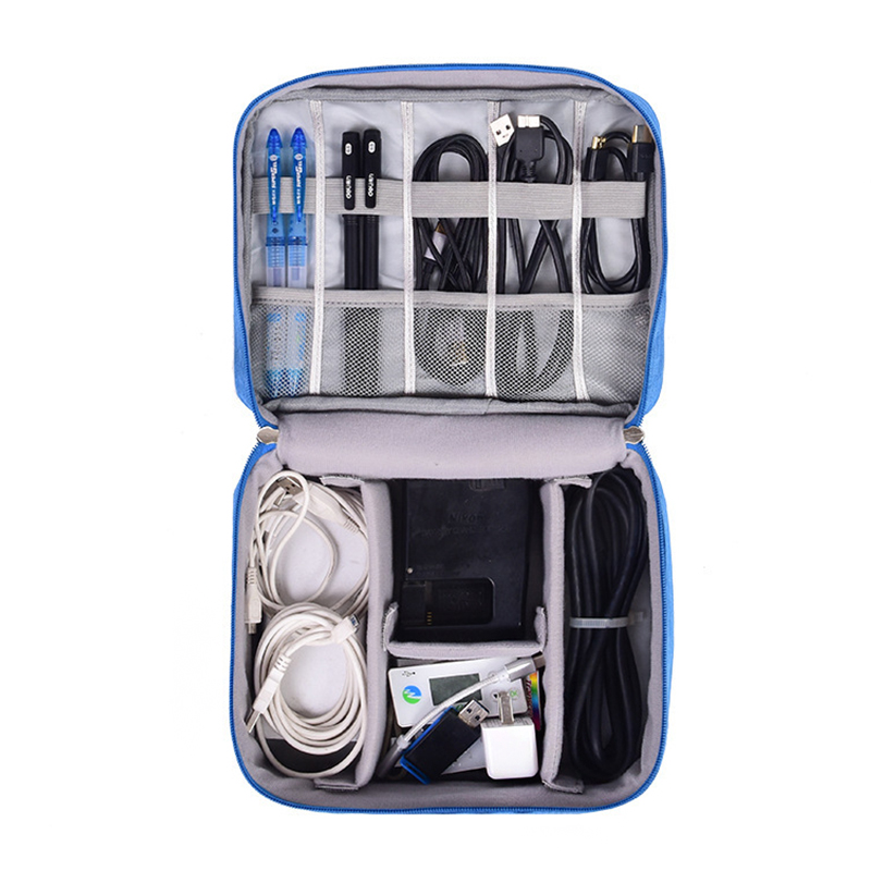 Travel Accessories Bag Kit Data Cable U Disk Power Bank Electronic Digital Storage Gadget Devices Divider Organizer Pack storage