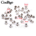 500sets 3x3mm Metal Single Layer Rivets Studs Round Rapid Spike for Leather Craft Bag Belt Garment Shoes Pets Collar Decor