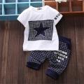 TANGUOANT hot sale Baby boy clothes Brand summer kids clothes sets t-shirt+pants suit Star Printed Clothes newborn sport suits