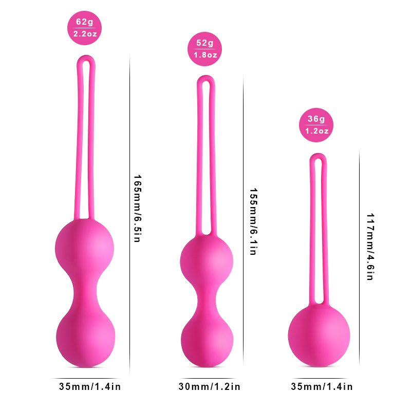 Silicone Ben Wa Ball Vagina Tighten Exercise Kegel Ball Sex Machine Geisha Ball Smart Love Ball Adult Product Sex Toys for Women