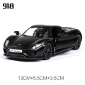 16 Styles 1:36 Black Model Car Simulation Vehicles Diecast Alloy Metal For SUV Super Sport Car G63 Q7 918 Gift Toy For Kids ZW