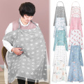 Breathable Mother Breastfeeding Nursing Cover Cotton Muslin Baby Feeding Shawl Pads Outdoor Maternity Nursing Cover Cape Apron