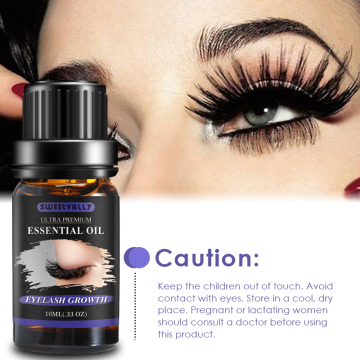 Sweetvally Castor Oil for Natural Hair Growth Essential Oil Castor Organic Eyelash Growth Eyebrow Enhancer Lash Lift Hair Care