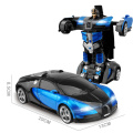 2.4Ghz Induction Transformation Robot Car 1:14 Deformation RC Car Toy led Light Electric Robot Models fightint Toys Gifts