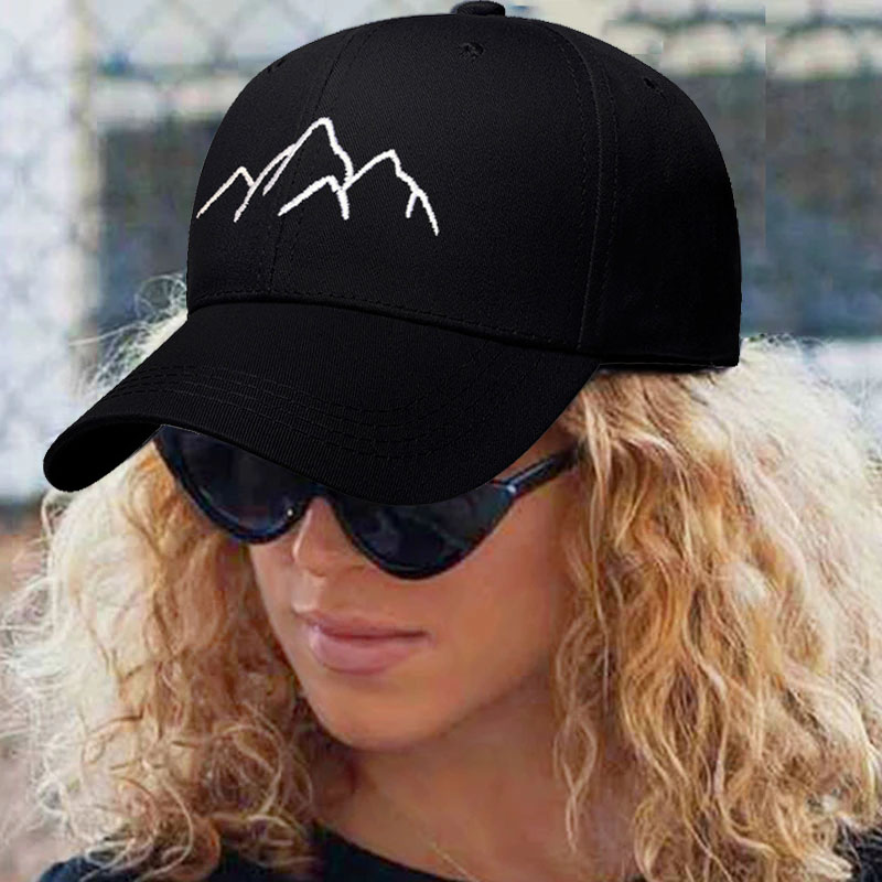 2020 New Mountain range embroidery Mens Womens Baseball Caps Adjustable Snapback Caps Fashion dad Hats Bone Garros Dropshipping