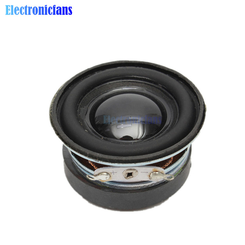 Hot Sale 2PCS A lot Acoustic Speaker 4 Ohm 3W 40MM Speaker 36MM External Magnetic Black Hat PU Edge Acoustic Components