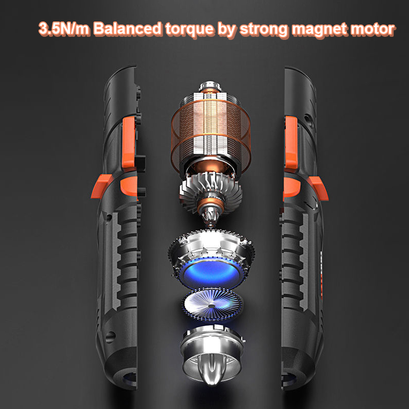 Pracmanu 4.2V Electric Cordless Screwdriver Rechargeable Power Drill Screw Driver Kit Mini Hand Drill Wireless Power Tools
