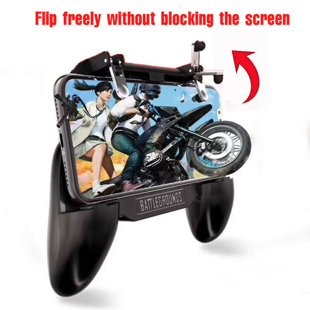 For Android Phone iPhone Controller gamepad Joystick R1 L1 Shooter Joypad Game Pad Cooler Fan with 2000/4000mAh Power Bank UM