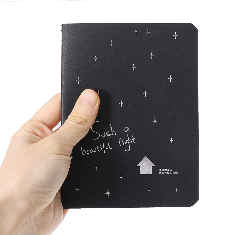 New 56K Notepad Diary Notebook Drawing Blank Black Sketch Painting Sketchbook Decorative Craft Gift For Party Back To School