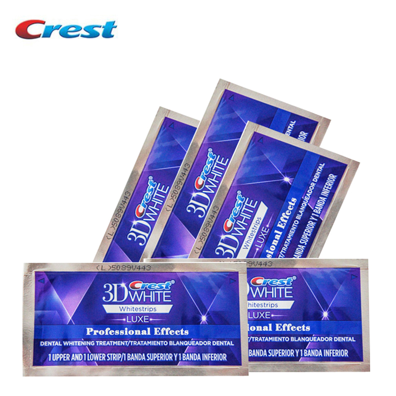 3D White Whitestrips Professional Effects Teeth Whitening Strips Tooth Bleaching Gel Original Oral Hygiene 5-10-20 Pouches