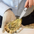 1Set Oyster Knife Seafood Cutter PU Cover with Gloves Shellfish Tool Oyster Opener for Crabs Kitchen