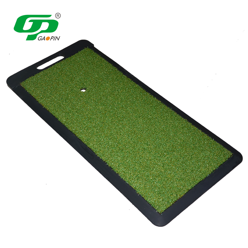 Rubber Base Golf Swing Mat With Handle Jpg