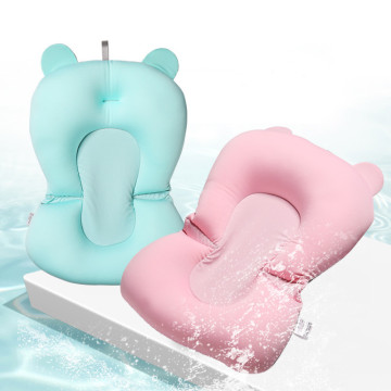 2020 Baby Tub Pad Non-Slip Bathtub Seat Support Mat Newborn Safety Bath Support Cushion Foldable Soft Pillow Suspension Mat