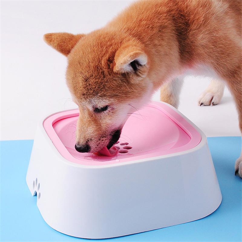 els 1500ml Pet Dog Bowl Floating Not Wetting Mouth Water Bowl No-Spill Pet Feeder Dog Bowl No-Slip Pet Water Dispenser Cat Bowl