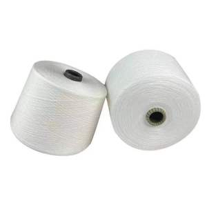 Spun Viscose Yarn T/C 30/1 Raw White
