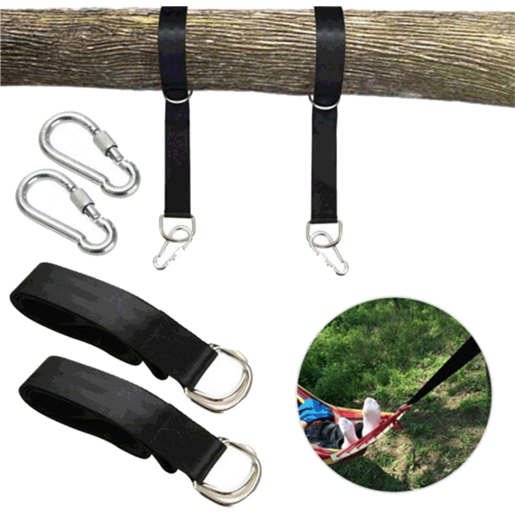 Swing Hanging Belt Hammock Straps Tree Large Load Capacity Camping Outdoor Hiking Kit Accessories Set