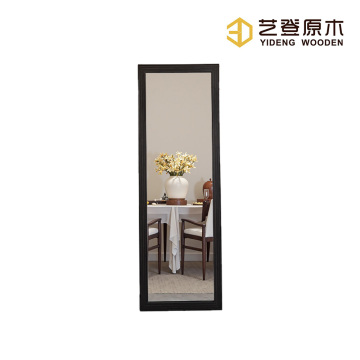 Classic Wooden Bathroom Mirror with Refined Finish