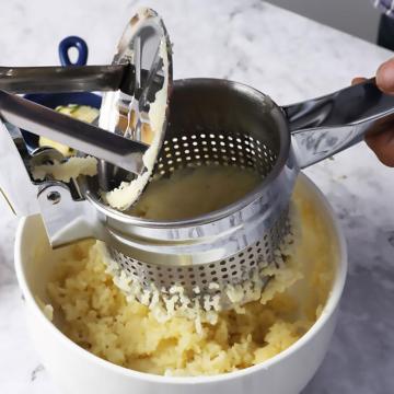 Pokich Stainless Steel Potato Machine For Potato Fruit Vegetable Juicer Presser Potato Mashers Ricers Kitchen Cooking Tools