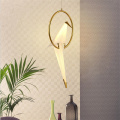 Nordic Perch Pendent Light lamp Postmodern Creative Personality Bird Bedroom Bedside Balcony Restaurant Simple Crane LED Lamps