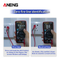 ANENG AN113D Electrical Digital Professional Multimeter 6000 Count Meter Transistor Tester Rang ACDC Voltage Current Detector
