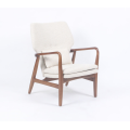 Modern designer Solid wood Wool Blend Carlo Chair