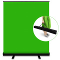 PYNSSEU 110cm*200cm Green Screen Background Collapsible Chromakey Backdrop Aluminium Case For YouTube Video Game Virtual Studio