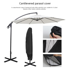 Waterproof Garden Patio Parasol Umbrella Rain Cover Canopy Sunblock Protective Cover Bag Outdoor Rain Gear