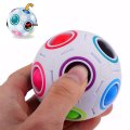 Hot Strange-shape Magic Cube Toy Desk Toy Anti Stress Rainbow Ball Football Puzzles Stress Reliever Puzzle Montessori Kids Toy