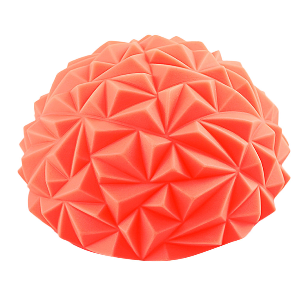 Semicircle Massager Spiky Massage Ball PVC Foot Trigger Point Stress Relief Yoga Massager Ball Foot Trigger Point Stress Relief